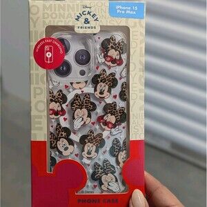 DISNEY Minnie Mouse Bows iPhone 15 Pro Max  Case Wireless Fast Charging